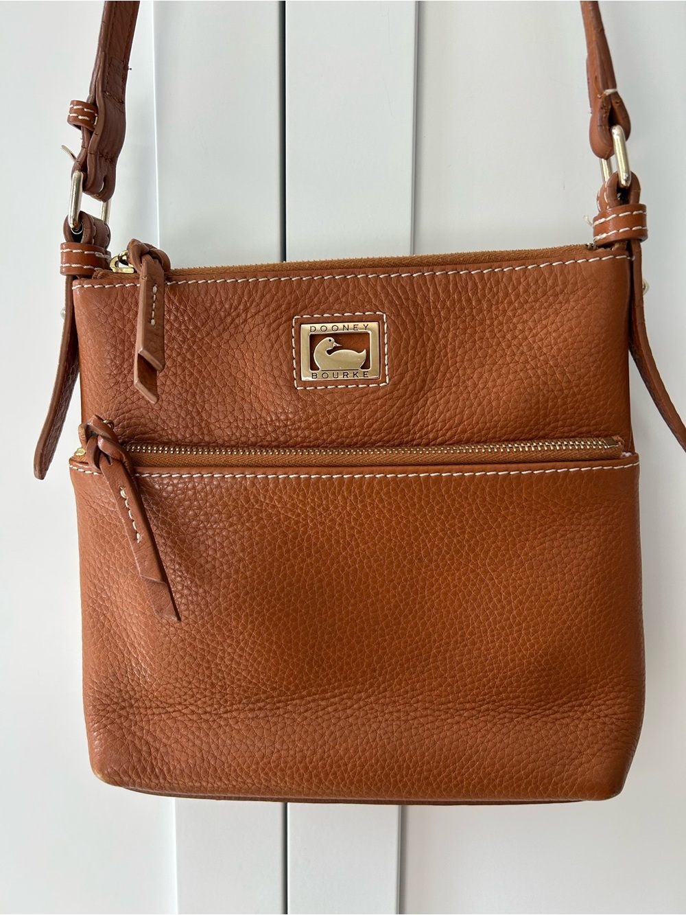 Dooney & Bourke Crossbody Bag, Leather, Authentic